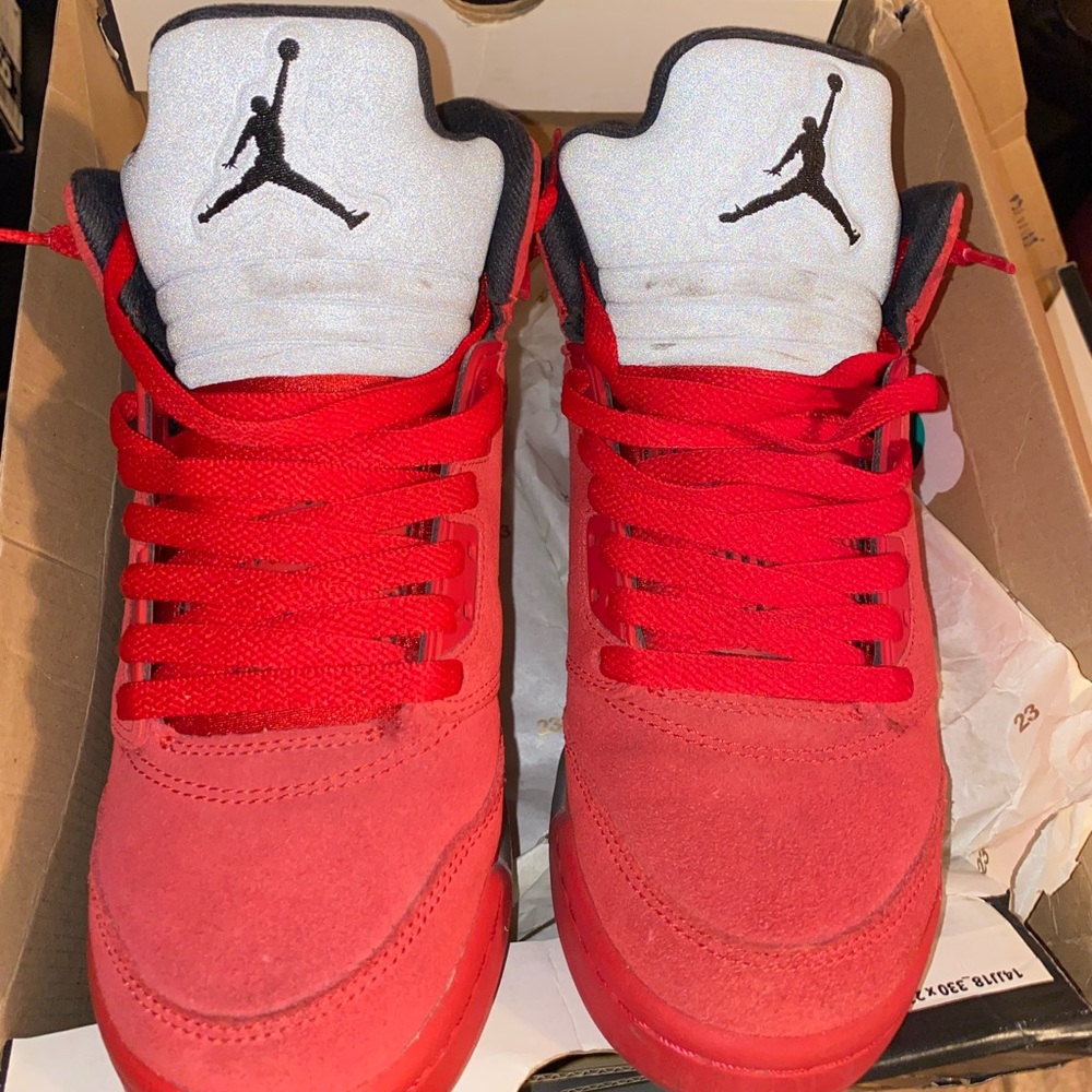 Retro Red Suede 5’s